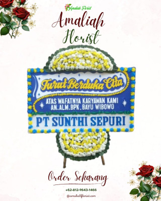 Papan Bunga Duka di Poncol